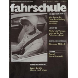 Die Fahrschule Nr.8 / August 1975 - Sicherheitsgurte