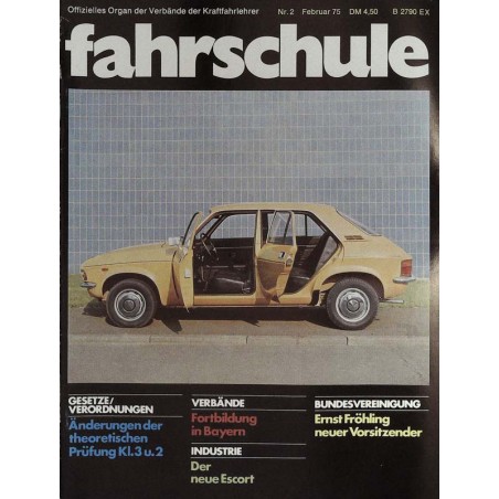 Die Fahrschule Nr.2 / Februar 1975 - Der Austin Allegro 1500