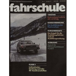 Die Fahrschule Nr.1 / Januar 1977 - Sicher im Schnee mit Audi 100