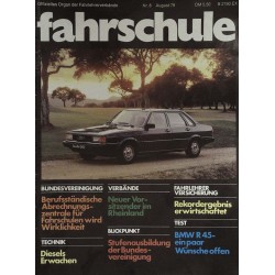 Die Fahrschule Nr.8 / August 1979 - Audi 80