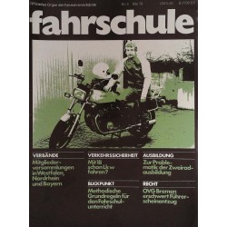 Die Fahrschule Nr.5 / Mai 1979 - Zweiradausbildung