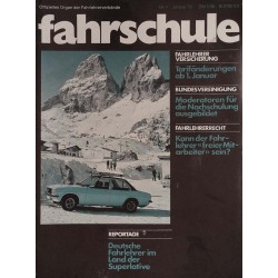 Die Fahrschule Nr.1 / Januar 1979 - Deutsche Fahrlehrer