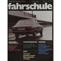 Die Fahrschule Nr.6 / Juni 1979 - VW Derby GLS