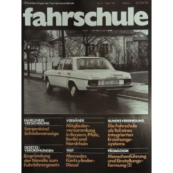 Die Fahrschule Nr.4 / April 1976 - Mercedes 240 D, 3.0