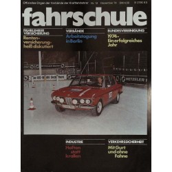 Die Fahrschule Nr.12 / Dezember 1974 - Haften statt krallen