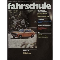 Die Fahrschule Nr.10 / Oktober 1974 - Audi 50 der Mini