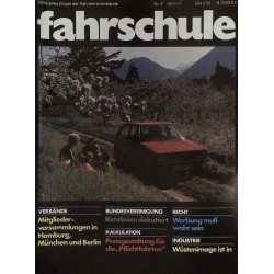 Die Fahrschule Nr.4 / April 1977 - Beliebter Golf von VW