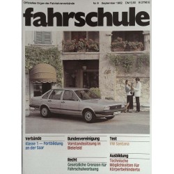 Fahrschule Nr.9 / September 1982 - VW Santana