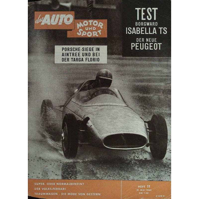 auto motor & sport Heft 11 / 21 Mai 1960 - Graf Trips