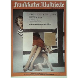 Frankfurter Illustrierte Nr.43 / 26 Oktober 1957 - Ingrid und Hund