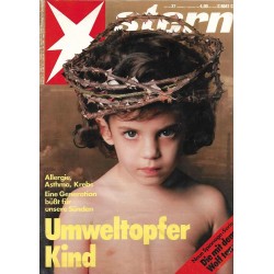 stern Heft Nr.37 / 5 September 1991 - Umweltopfer Kind