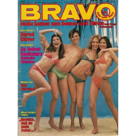 BRAVO Nr.15 / 1 April 1976 - Jede Menge Bademoden