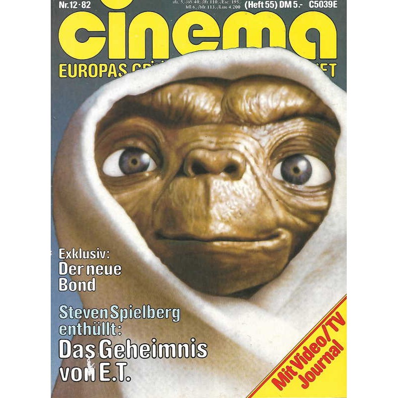 CINEMA 12/82 Dezember 1982 - Das Geheimnis von E.T.