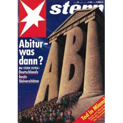 stern Heft Nr.16 / 15 April 1993 - Abitur, was dann?