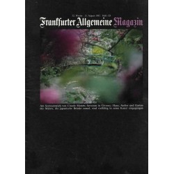 Frankfurter Allgemeine Magazin Heft 128 / Aug. 1982 - Claude Monets