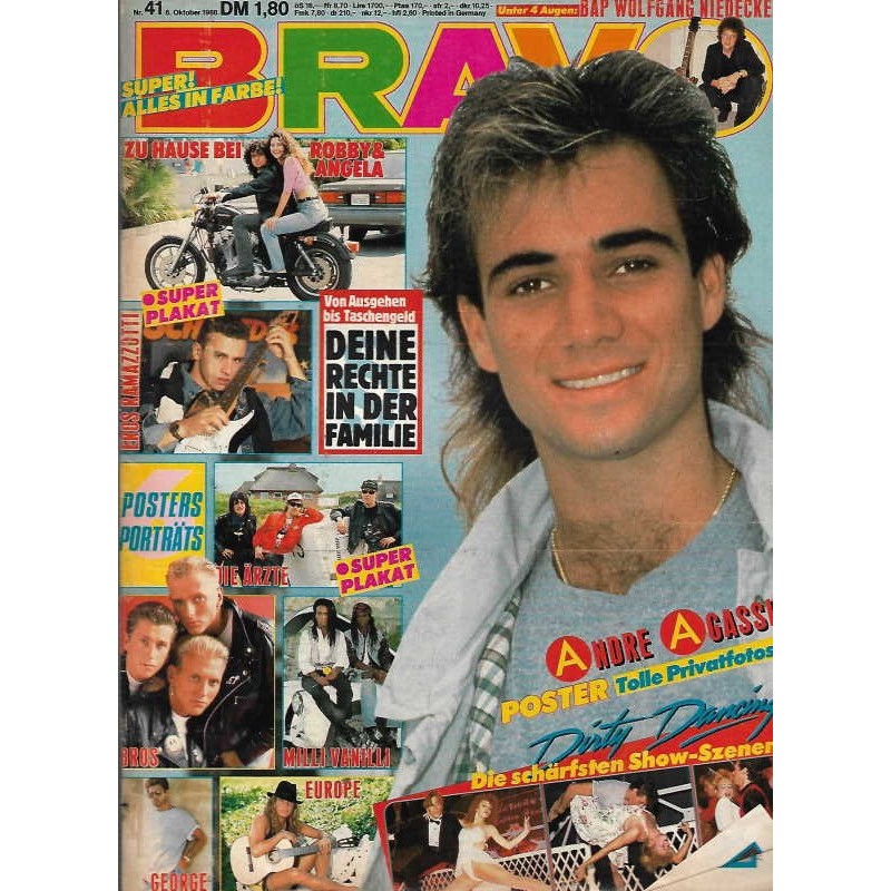 BRAVO Nr.41 / 6 Oktober 1988 - Andre Agassi