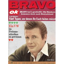 BRAVO OK Nr.20 / 8 Mai 1967 - Roger Moore