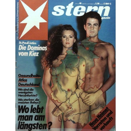 stern Heft Nr.40 / 25 September 1986 - Gesundheitsatlas