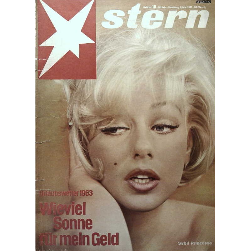 stern Heft Nr.18 / 5 Mai 1963 - Sybil Princesse