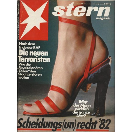 stern Heft Nr.48 / 25 November 1982 - Scheidungs(un)recht 82