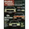 auto motor & sport Heft 21 / 14 Oktober 1972 - Alle deutschen Autos